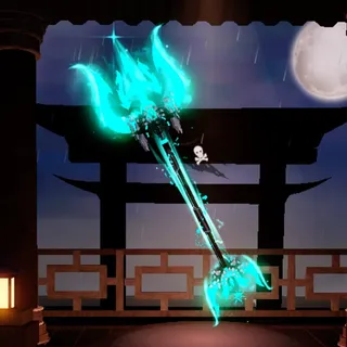 Heart Of The Abyss w/ Titan Pose,   (death ball, top 500 sword)