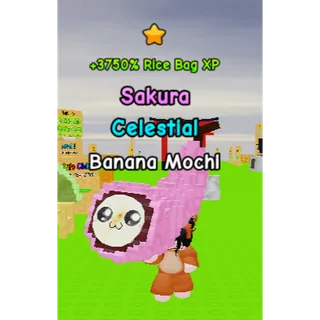 Banana Mochi – Sakura Celestial| Pound the Mochi