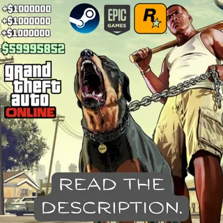 GTA 5 ONLINE PC | $30 MILLION + FREE UNLOCK ALL (BONUS) (LIMITED TIME OFFER)