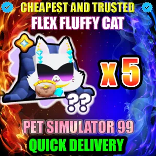 FLEX FLUFFY CAT X5