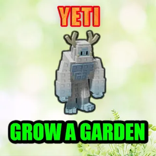 YETI GROW A GARDEN