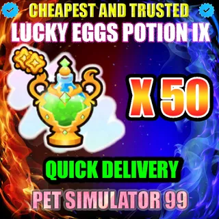 LUCKY EGGS POTION IX | X50 | PS99