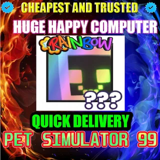 RAINBOW HUGE HAPPY COMPUTER | PS99