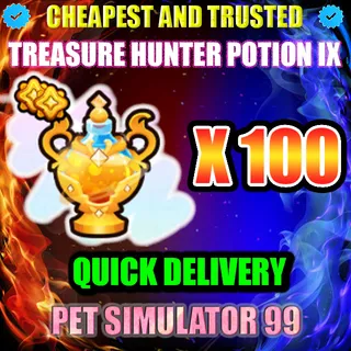 TREASURE HUNTER POTION IX  X100  