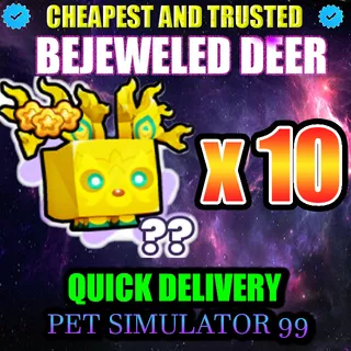 BEJEWELED DEER x10