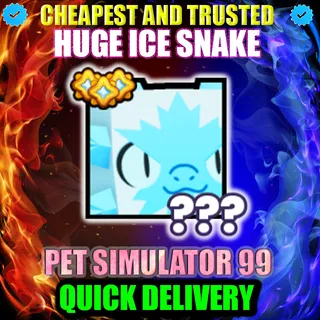 HUGE ICE SNAKE