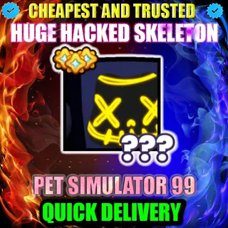 HUGE HACKED SKELETON