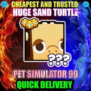 HUGE SAND TURTLE