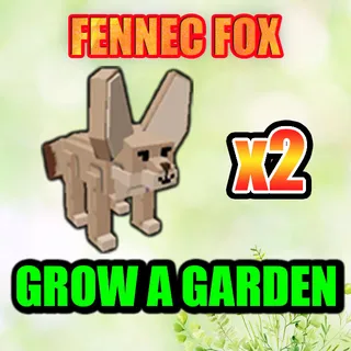 FENNEC FOX GROW A GARDEN
