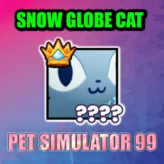 TITANIC SNOW GLOBE CAT