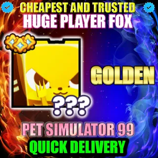 HUGE PLAYER FOX GOLDEN