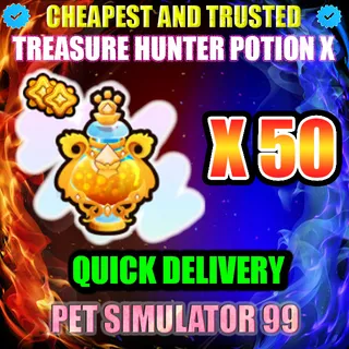 TREASURE HUNTER POTION X  X50  