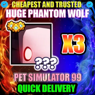 HUGE PHANTOM WOLF X3