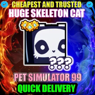 HUGE SKELETON CAT