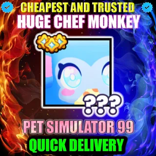 HUGE CHEF MONKEY