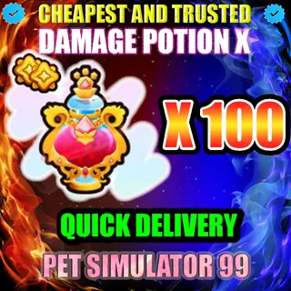 DAMAGE POTION X | X100 |PS99