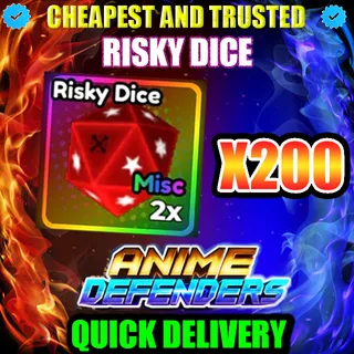 RISKY DICE  X200
