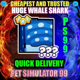 HUGE WHALE SHARK |PS99