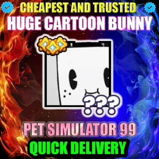 HUGE CARTOON BUNNY