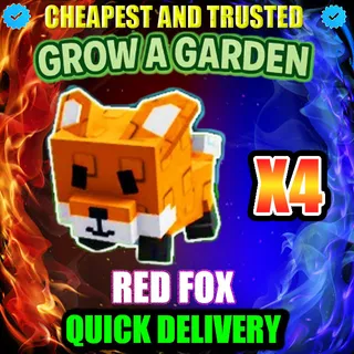 RED FOX GROW A GARDEN