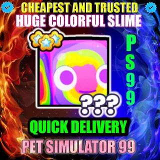 HUGE COLORFUL SLIME 