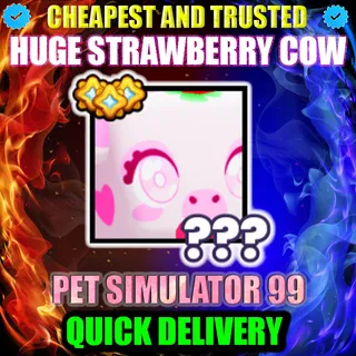 HUGE STRAWBERRY COW