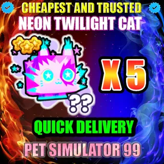 NEON TWILIGHT CAT X5 |PS99