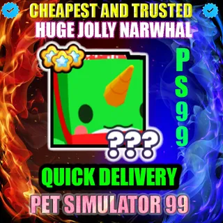 HUGE JOLLY NARWHAL |PS99