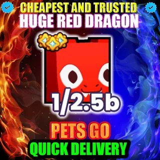 HUGE RED DRAGON