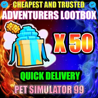 ADVENTURERS LOOTBOX X50 | PS99