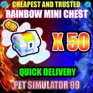 RAINBOW MINI CHEST X50 | PS99