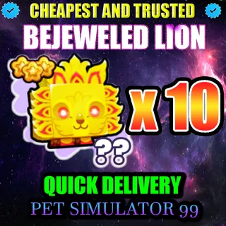 BEJEWELED LION x10