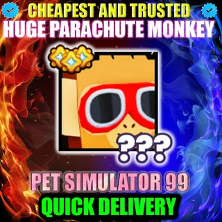 HUGE PARACHUTE MONKEY