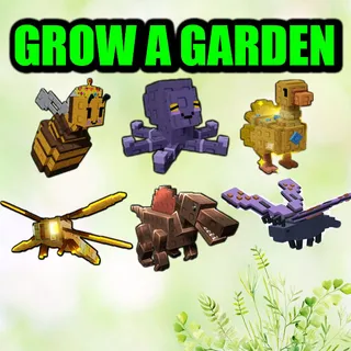 OCTOPUS|QUEEN BEE|DRAGONFLY|BUTTERFLY|SPINOSAURUS|GOLDEN GOOSE