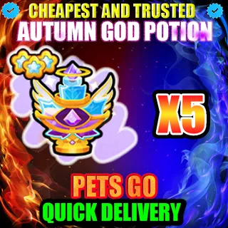 AUTUMN GOD POTION X5