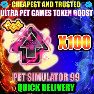 ULTRA PET GAMES TOKEN BOOST X100