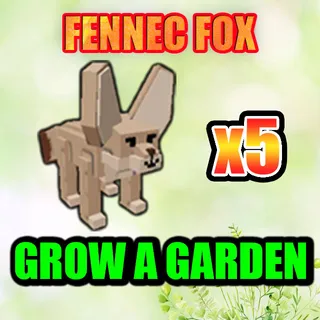 FENNEC FOX GROW A GARDEN