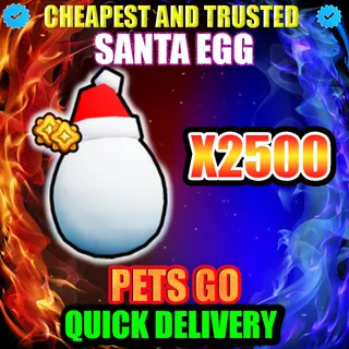 SANTA EGG X2500