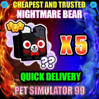 NIGHTMARE BEAR X5 |PS99