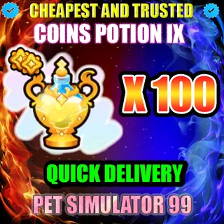 COINS POTION IX  X100  