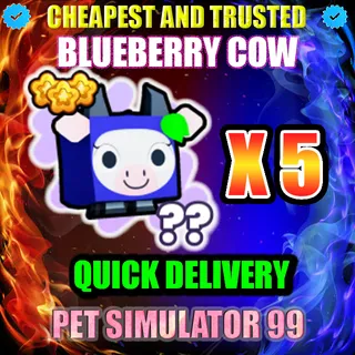 BLUEBERRY COW X5 |PS99