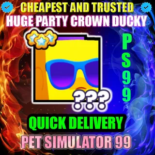 HUGE PARTY CROWN DUCKY |PS99