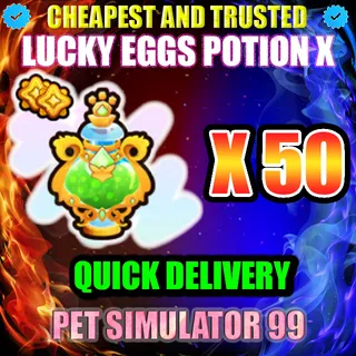 LUCKY EGGS POTION X  X50  