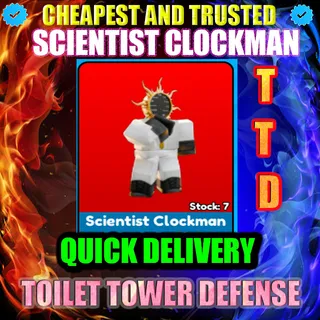 SCIENTIST CLOCKMAN | TTD