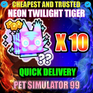 NEON TWILIGHT TIGER X10 |PS99