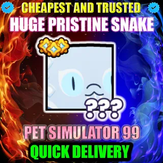 HUGE PRISTINE SNAKE