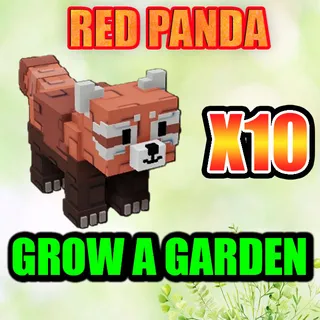 RED PANDA GROW A GARDEN