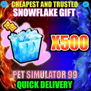 SNOWFLAKE GIFT X500