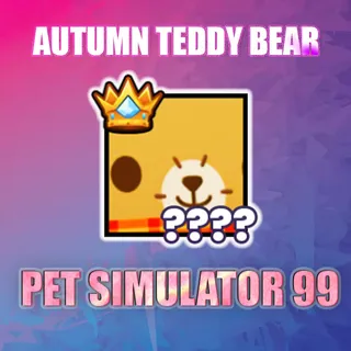 TITANIC AUTUMN TEDDY BEAR