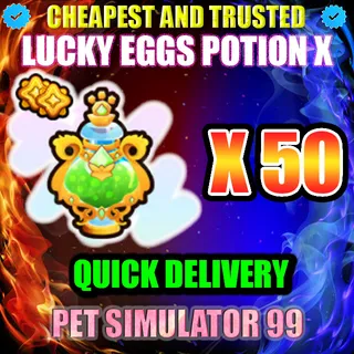LUCKY EGGS POTION X | X50 | PS99